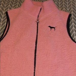 Victoria Secret Pink Sherpa vest.
